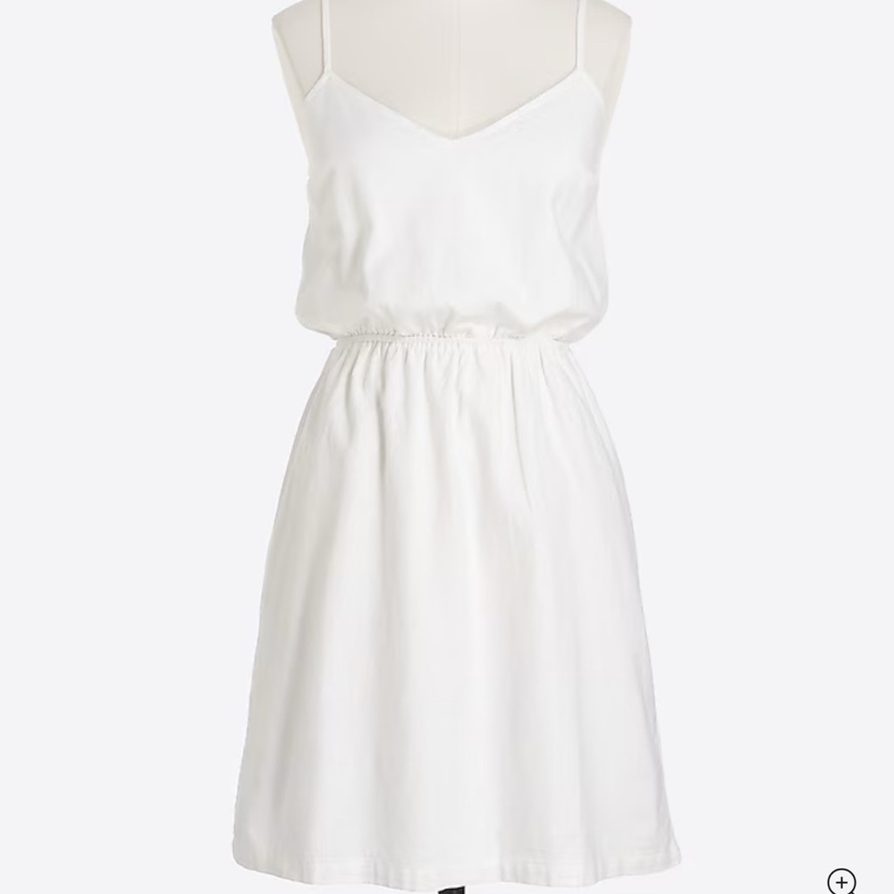 J.Crew White Linen Blend dress